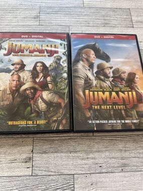Jumanji DVD Duo - Welcome to the Jungle & The Next Level